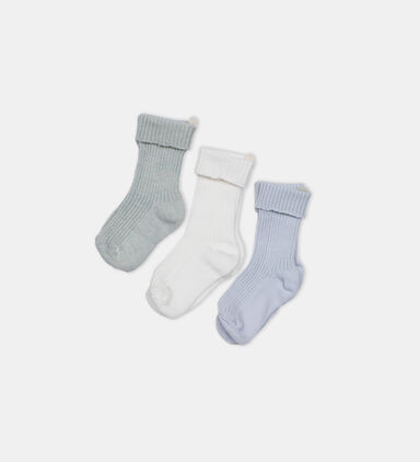 Knitted 3-piece Socks Set