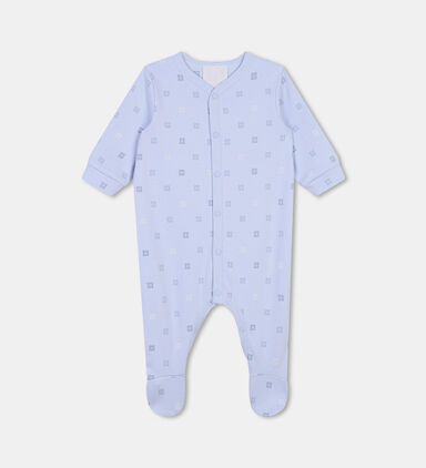 Snap Closures Cotton Interlock Pajamas