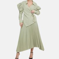 Lyra Tailored Suiting Sage Top