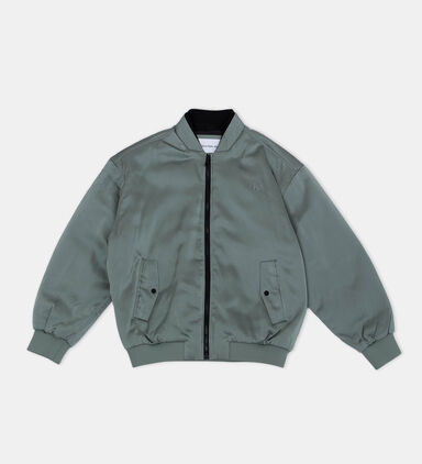 Satin Bomber Jacket