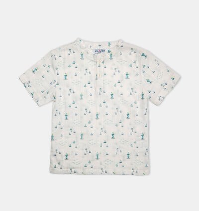 All-over Boat Print T-shirt