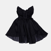 Girl Ruffled Flared Dress