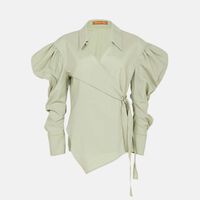 Lyra Tailored Suiting Sage Top