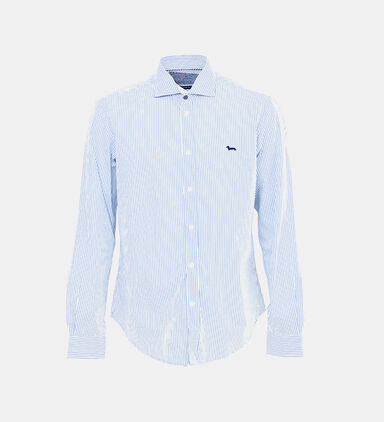 Striped Cotton Twill Shirt