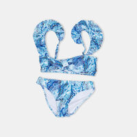 Waves Tie Knot Bikini Swimsuit