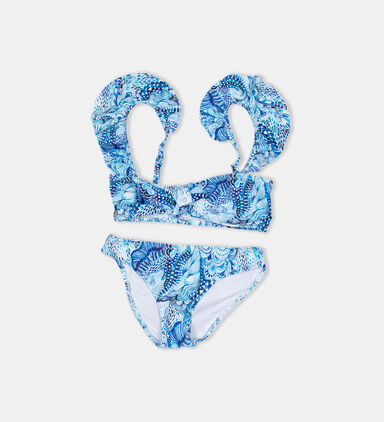 Waves Tie Knot Bikini Swimsuit