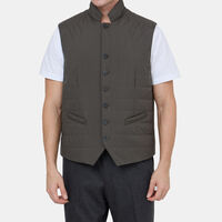 Quilted Poplin Waistcoat