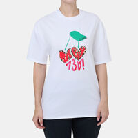 Cherries-print Crewneck T-shirt