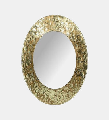 Metal Round Wall Mirror 21x3.5x21 Cm