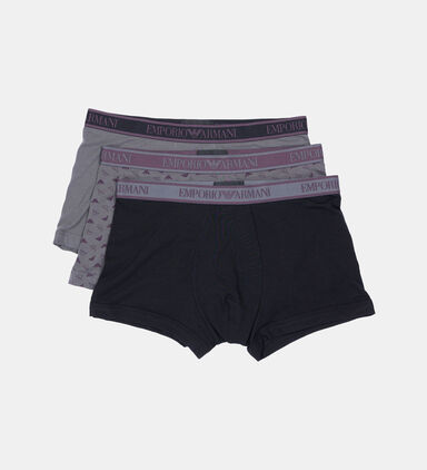 Logo-waistband 3-piece Boxers Set