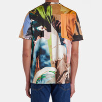 Life Drawing Print Cotton T-shirt