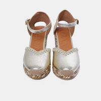 Wedge-heeled Jute Sandals