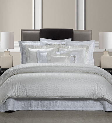 Chain Cotton Jacquard Bed Set