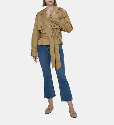 The Charles Cropped Trench Coat