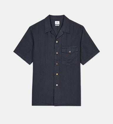 Short-sleeve Casual Fit Cotton Shirt