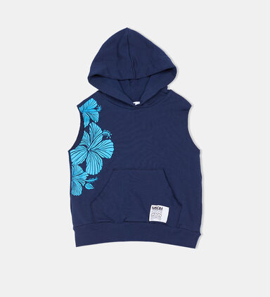 Cotton Sleeveless Sweatshirt Hoodie