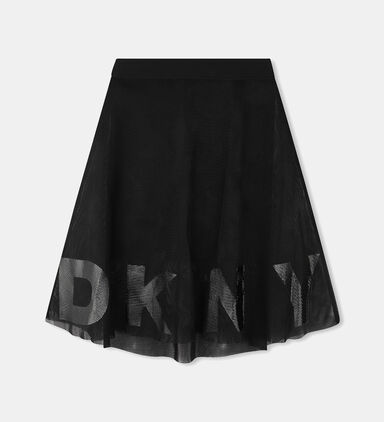 Mesh Milano Lining Midi Skirt