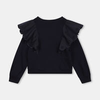 Fleece Shell-embroidery Sweater