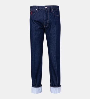 Organic Cotton Relaxed Turn-up Jeans