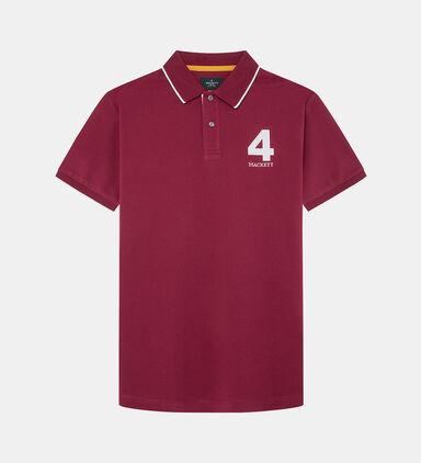 Embroidered Heritage Number Polo Shirt