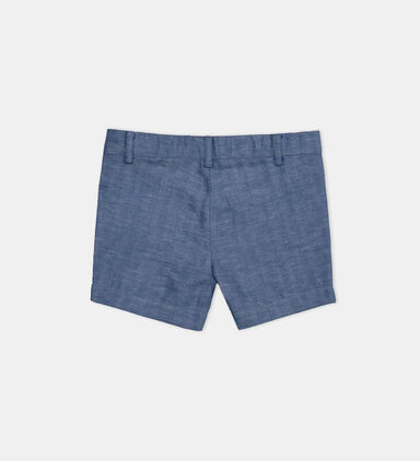 Denis Cotton Front Buttons Shorts