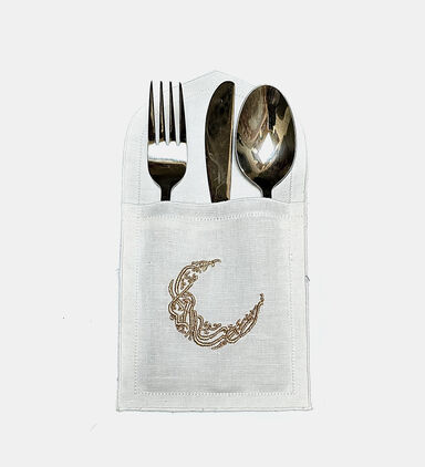 Mashrabiya Moon Cutlery Holder