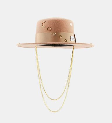 Moon Canotier Felt Hat