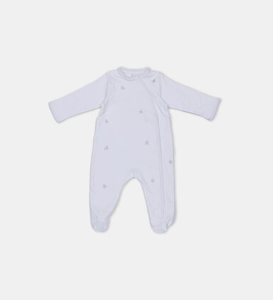 Cotton Crystal Bows Dungaree