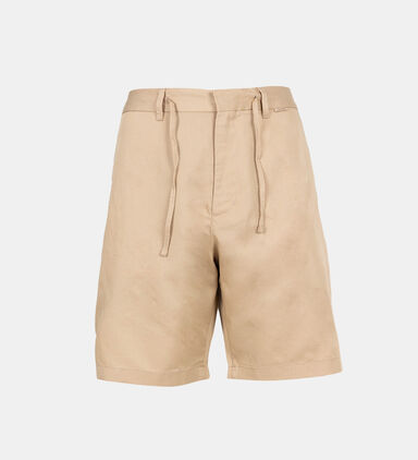 Drawstring Waist Chino Shorts