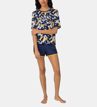 Floral-print Short Pajama Set