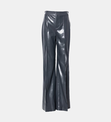 Dylan Vegan Leather Wide-leg Pants