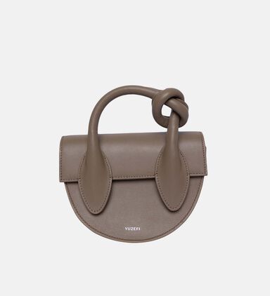 Pretzel Mini Crossbody Leather Bag