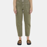 Stretch Twill Patch Pocket Pants