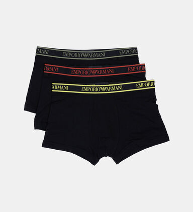 Neon Logo-waistband 3-piece Boxers Set