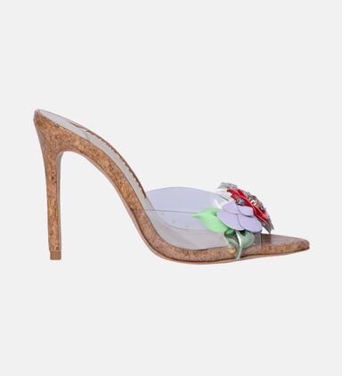 Wildflower High-heel Pvc Mules