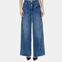 High-rise Double Waistband Cool Jeans