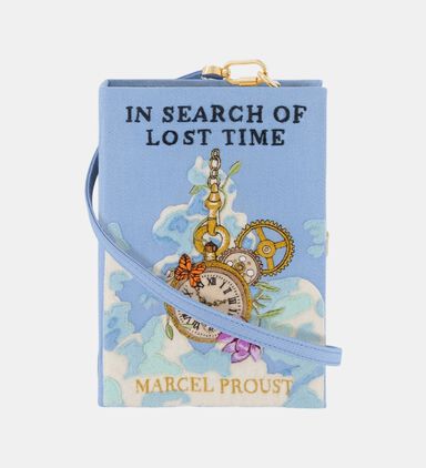 In Search Of Lost Time Proust Strapped Book Clutch