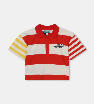 Sailor Striped Cotton Polo Shirt