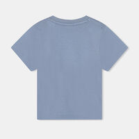 Snap Closure Short-sleeved T-shirt