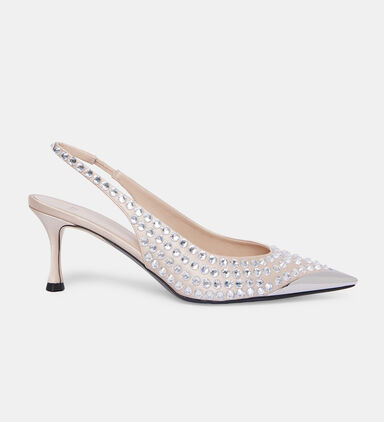 Crystal Slingback High-heel Pumps