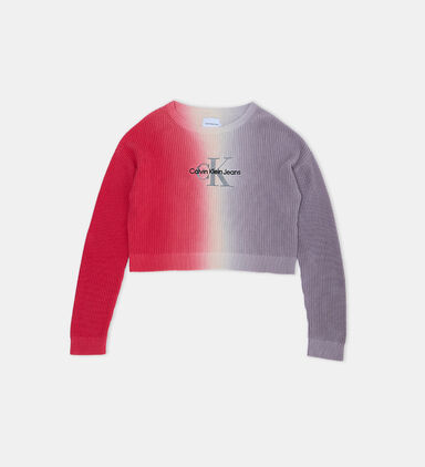 Multi-color Logo Knitted Sweater