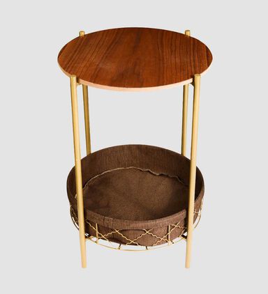 Clairemont Walnut Veneer Side Table