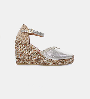 Wedge-heeled Jute Sandals