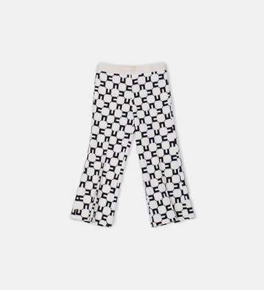 Flared Monogram-print Pants