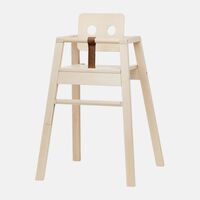 Robot Oak Wood High Chair