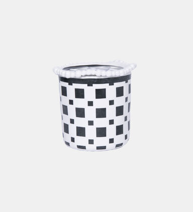 Optical Porcelain Mini Jar 11 Cm