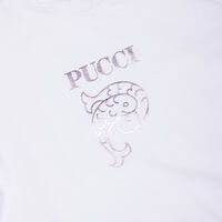 Cotton Logo-print Flared T-shirt