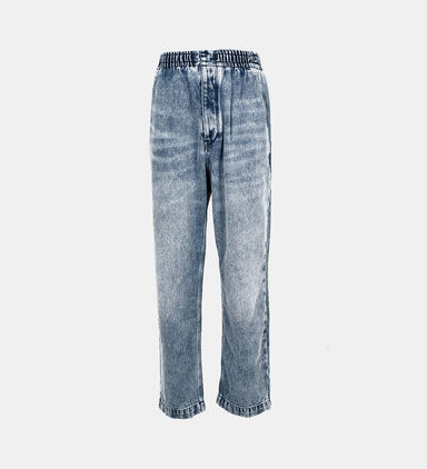 Elasticated-waist Jeans