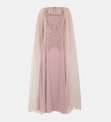 Rhinestone Embellished Dantal Dress