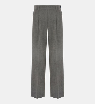 Viscose Blend Twill Pants